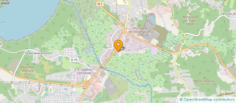 localisation de l'entreprise WASSAI PROD  CAYENNE