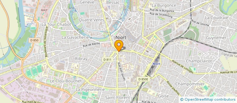 localisation de l'entreprise WASSI à NIORT