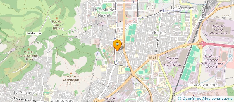 localisation de l'entreprise WASSIYA à CLERMONT-FERRAND