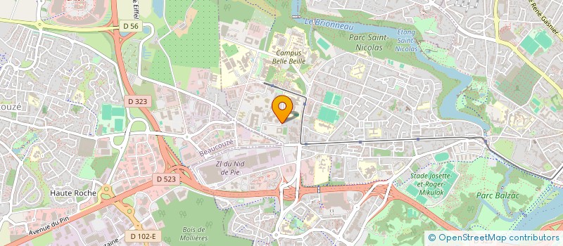 localisation de l'entreprise WASSONG PARI INDIVISION à ANGERS
