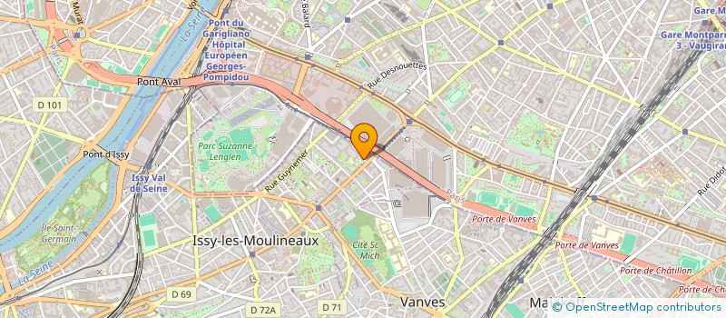 localisation de l'entreprise WASSUP FRANCE à ISSY-LES-MOULINEAUX