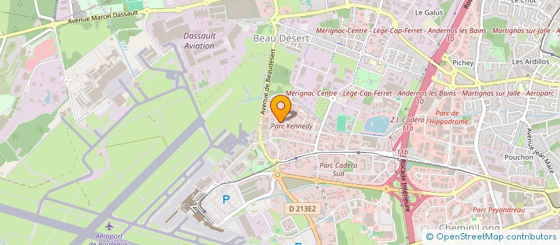 localisation de l'entreprise WASTE TREATMENT CODE  MERIGNAC