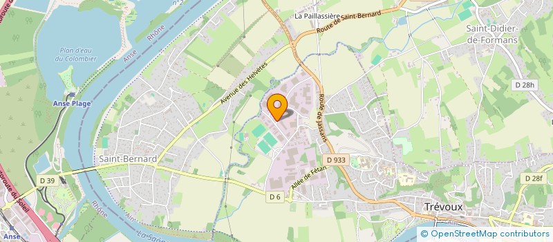 localisation de l'entreprise WASTE VALORISATION à TREVOUX