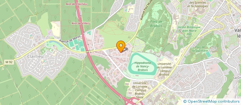 localisation de l'entreprise WASTE & WATER à VILLERS-LES-NANCY