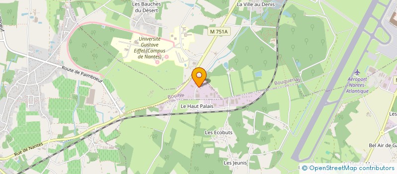localisation de l'entreprise WASTECO à BOUAYE