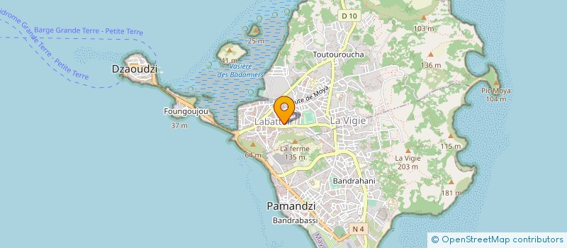 localisation de l'entreprise WASWIYA à DZAOUDZI