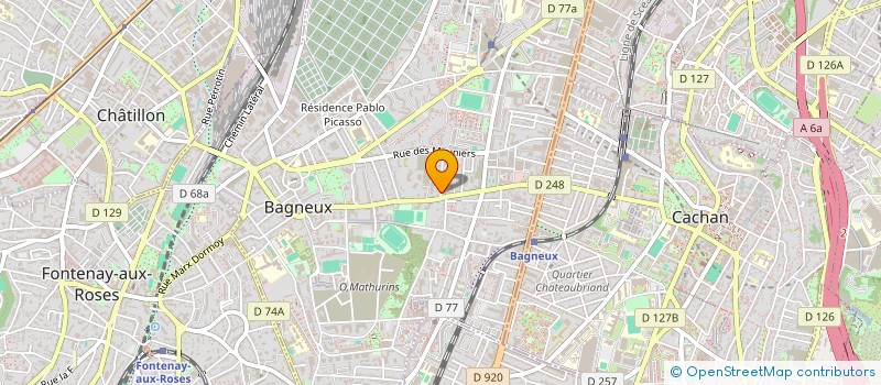 localisation de l'entreprise WAT à BAGNEUX