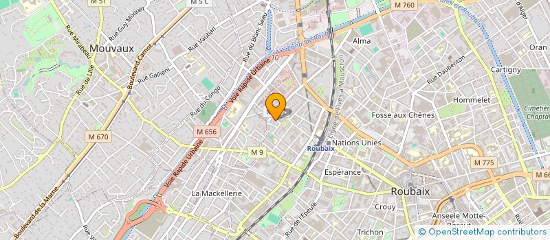 localisation de l'entreprise WAT'TEAM RACING  ROUBAIX