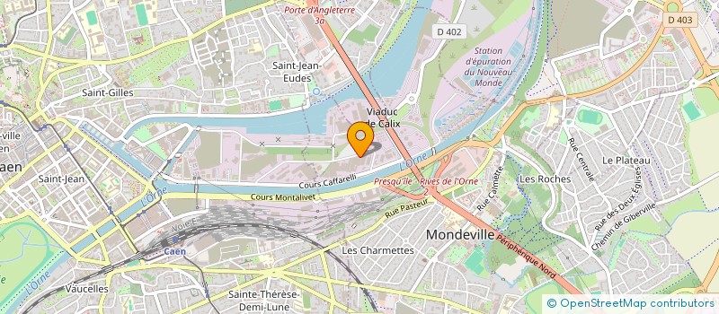 localisation de l'entreprise WATA à MONDEVILLE