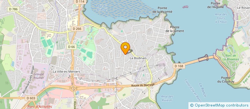 localisation de l'entreprise WATA  DINARD