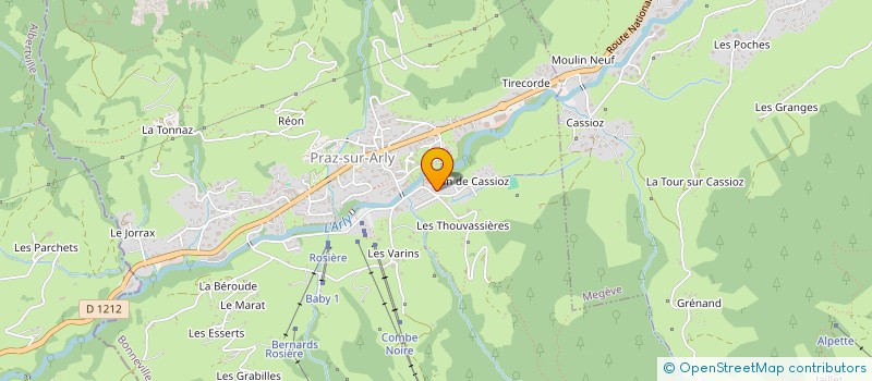 localisation de l'entreprise WATASU  PRAZ-SUR-ARLY