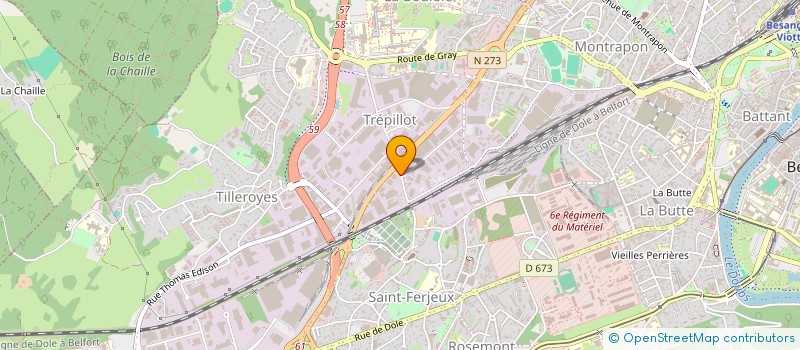 localisation de l'entreprise WATCH DESIGN à BESANCON