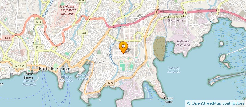 localisation de l'entreprise WATCHA  FORT-DE-FRANCE