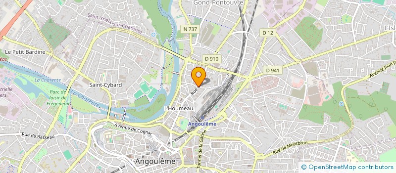 localisation de l'entreprise WATCHARA SUSHI 16 à ANGOULEME