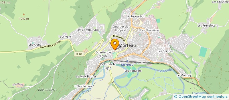 localisation de l'entreprise WATCHMAKERFIX à MORTEAU