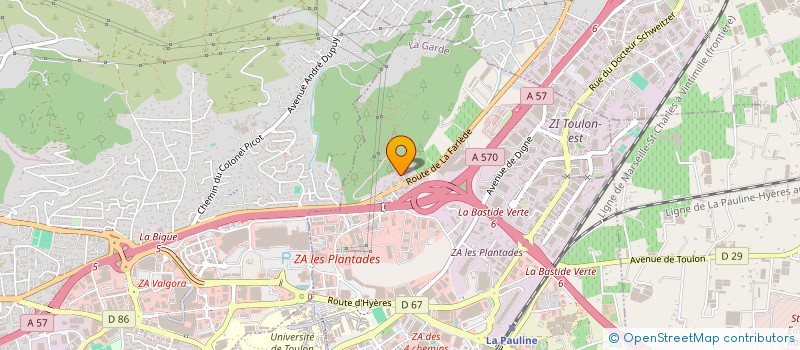localisation de l'entreprise WATE MATE FRANCE à LA GARDE