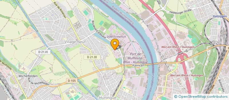 localisation de l'entreprise WATEEN SAS  VILLAGE-NEUF