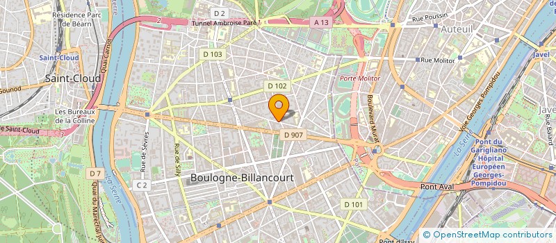 localisation de l'entreprise WATEL-AM à BOULOGNE-BILLANCOURT