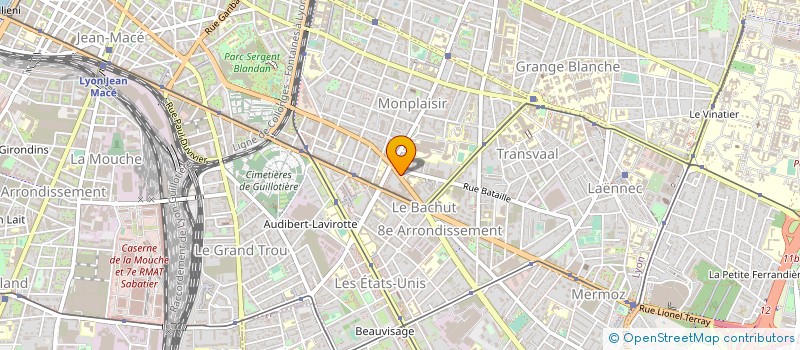 localisation de l'entreprise WATEL SARL à LYON