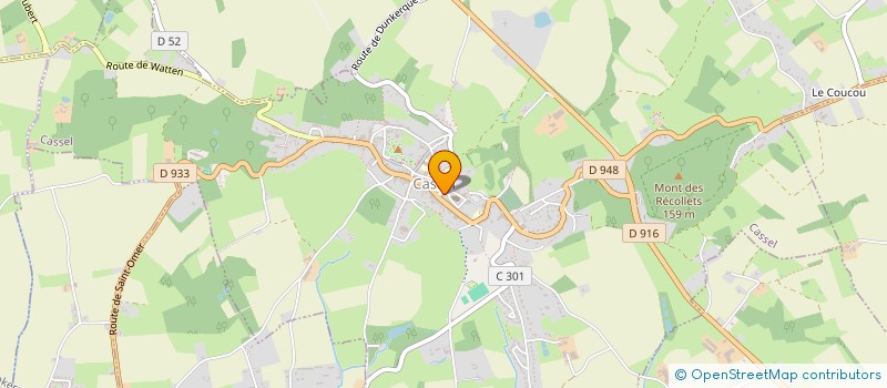 localisation de l'entreprise WATELSE  CASSEL