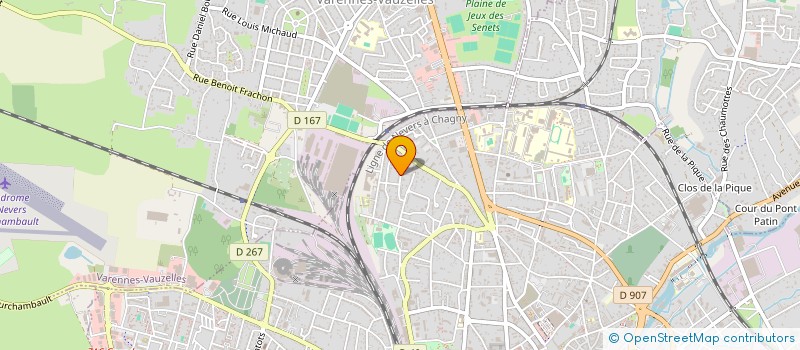 localisation de l'entreprise WATEP à NEVERS
