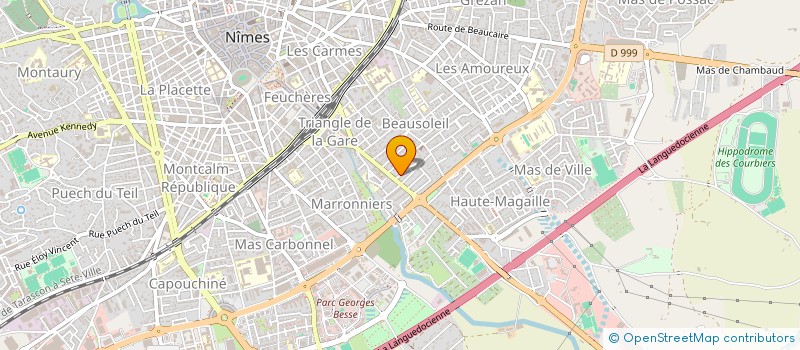 localisation de l'entreprise WATER 30 à NIMES