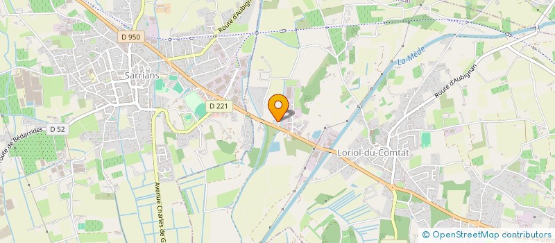 localisation de l'entreprise WATER DEMANDES ET SOLUTIONS  LORIOL-DU-COMTAT