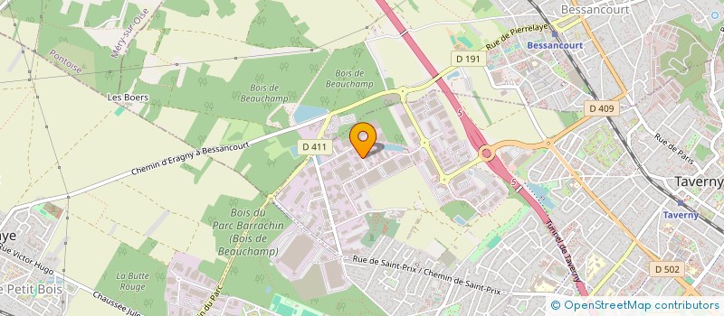 localisation de l'entreprise WATER ECO  TAVERNY