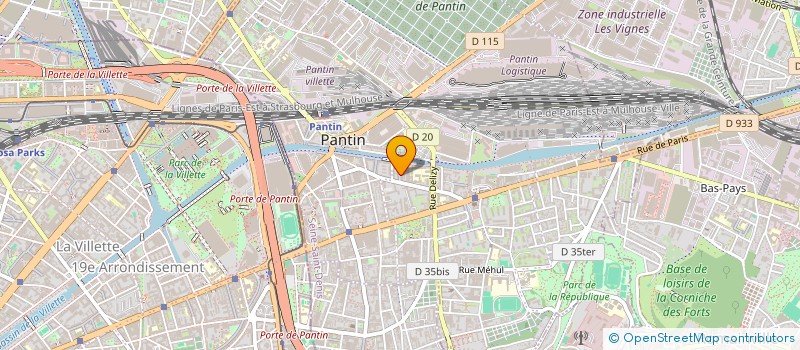 localisation de l'entreprise WATER GEOTHERMAL SUSTAINABILITY à PANTIN