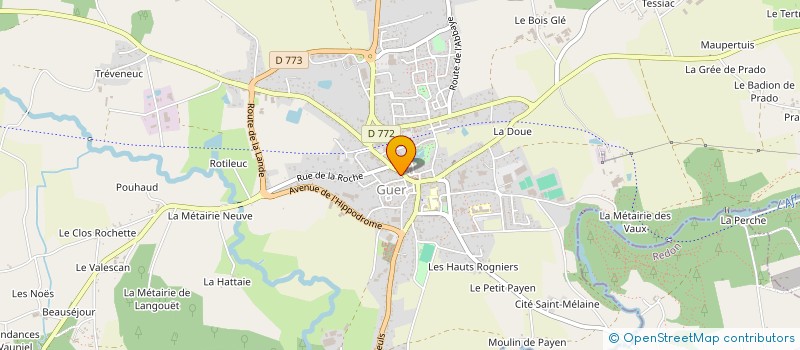 localisation de l'entreprise WATER SEVEN  GUER