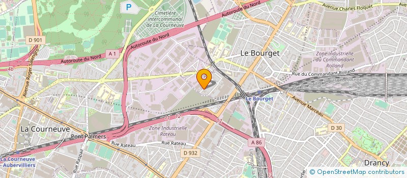 localisation de l'entreprise WATER-SYSTEM à LE BOURGET
