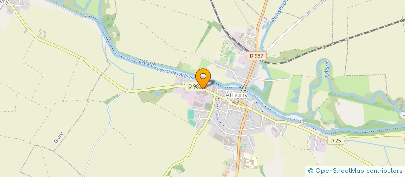 localisation de l'entreprise WATER TREATMENT INVESTMENT  ATTIGNY