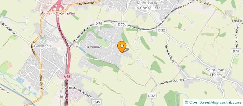 localisation de l'entreprise WATERBERG  MONTASTRUC-LA-CONSEILLERE