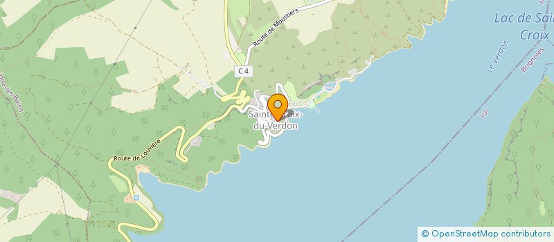 localisation de l'entreprise WATERBIKE VERDON à QUINSON