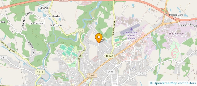 localisation de l'entreprise WATERCOOLING SPACE  SAINT-JUNIEN