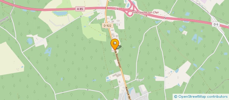 localisation de l'entreprise WATERGAME COMPANY  VILLEFRANCHE-SUR-CHER