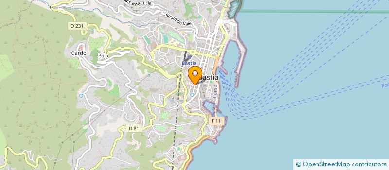 localisation de l'entreprise WATERLESS  BASTIA