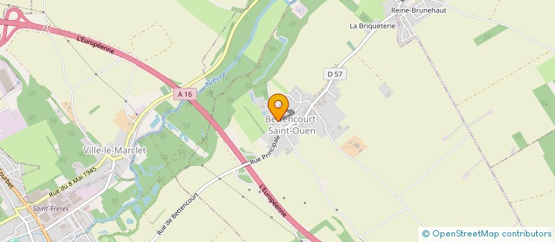localisation de l'entreprise WATERLOT à BETTENCOURT-SAINT-OUEN