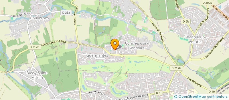 localisation de l'entreprise WATERMELON  GUERMANTES