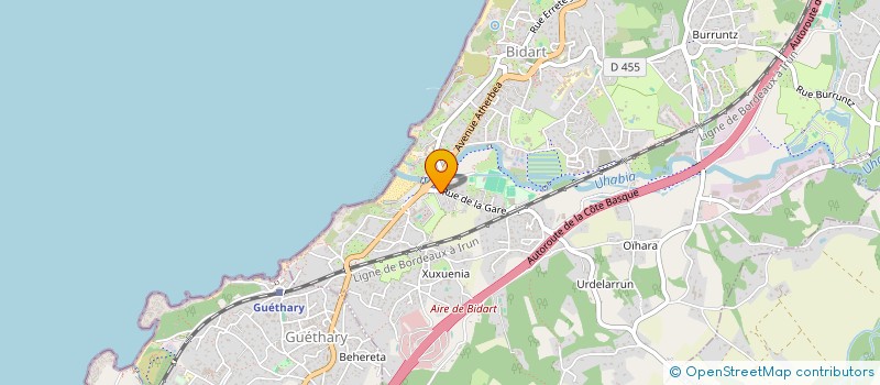 localisation de l'entreprise WATERNAUX PATRICE BENOIT FLORENCE ET ALEXANDRA à BIDART