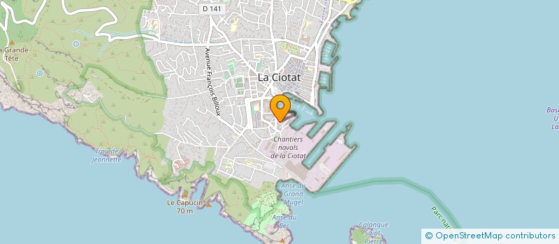 localisation de l'entreprise WATERSHED INTERNATIONAL à LA CIOTAT