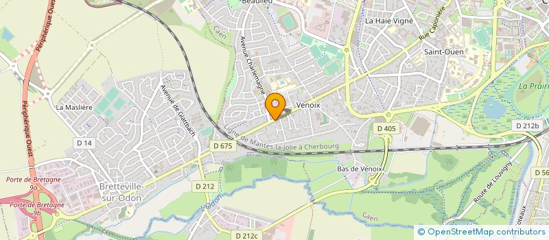 localisation de l'entreprise WATERSOFT + à CAEN