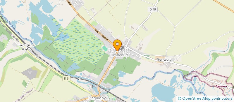 localisation de l'entreprise WATINE  YZEUX