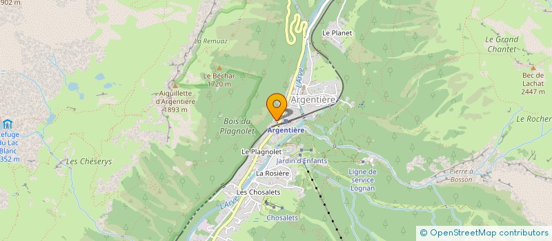 localisation de l'entreprise WATKISS DONOVAN SDF  CHAMONIX-MONT-BLANC