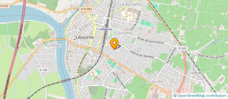 localisation de l'entreprise WATMO  LIBOURNE