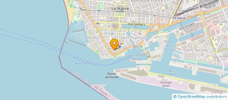 localisation de l'entreprise WATOREK/EMO  LE HAVRE