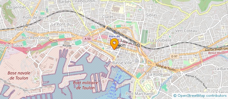 localisation de l'entreprise WATPOT à TOULON
