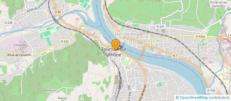 localisation de l'entreprise WATRIN IMMOBILIER à TOURNON-SUR-RHONE