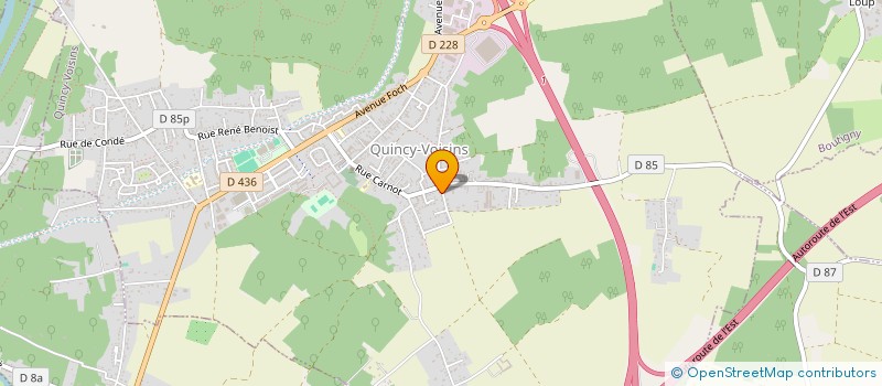 localisation de l'entreprise WATSON  QUINCY-VOISINS