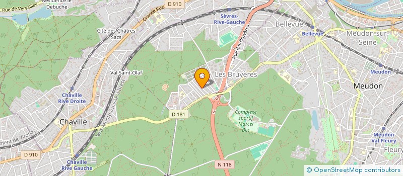 localisation de l'entreprise WATSON FINANCE ET CONSEIL à SEVRES